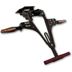 Highsider HIGHSIDER License plate holder KAWASAKI ER 6 N & ER 6 F from year 2012, Stix Bundle B schwarz