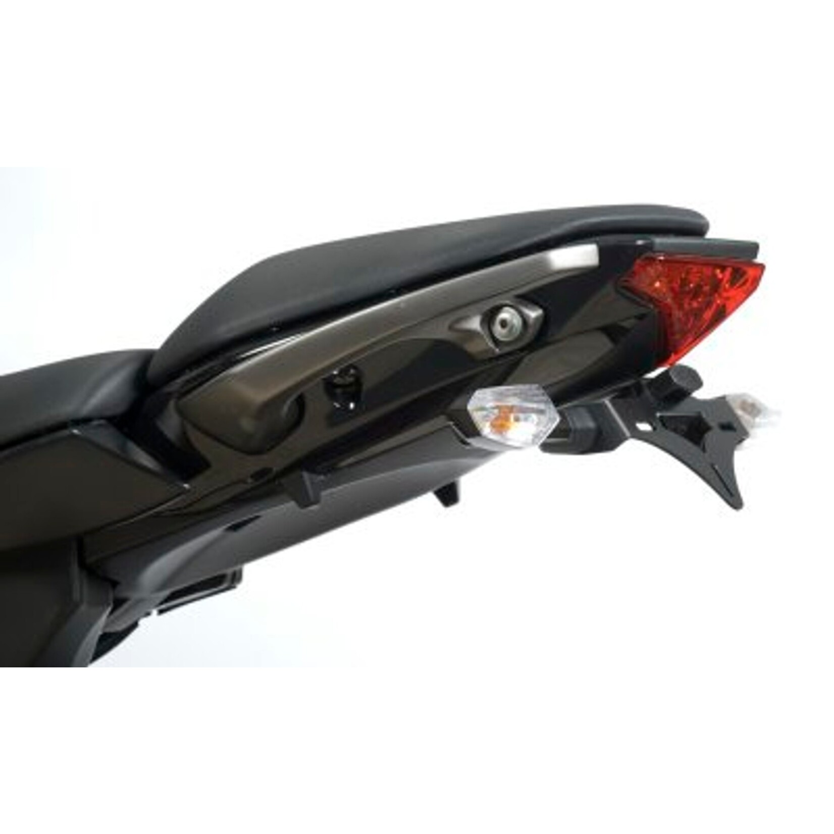 Highsider HIGHSIDER License plate holder KAWASAKI ER 6 N & ER 6 F from year 2012 onwards, Crumb Bundle A schwarz