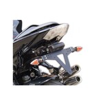 Highsider HIGHSIDER License plate holder KAWASAKI Z 750 07-/ Z 750 R 11- / Z 1000 07-09, Spark Bundle A schwarz