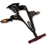 Highsider HIGHSIDER License plate holder KAWASAKI ZX10R year 11-15, QUADRO bundle schwarz