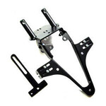 Highsider HIGHSIDER License plate holder KAWASAKI ZX10R year 11-15, Como Bundle B schwarz