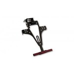 Highsider HIGHSIDER License plate holder bundle Kawasaki ZZR 1400 06-, QUADRO schwarz
