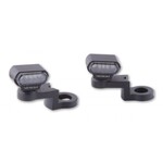 Highsider HIGHSIDER LED turn signal with CNC mirror mounting TYPE 1 schwarz