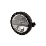 Highsider HIGHSIDER 5 3/4 inch LED headlight FRAME-R2 type 5, black, lateral mounting schwarz