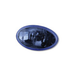 Highsider HIGHSIDER H4 insert oval, clear glass blue coloured, with parking light