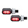 HIGHSIDER CNC LED tail-, brake light, turn signal LITTLE BRONX, titanium, tinted, E-approved, pair titan