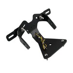 Highsider HIGHSIDER License plate holder APRILA RS4 125, Tuono V4 from year 11 up, RSV 4 Factory, Stix Bundle schwarz