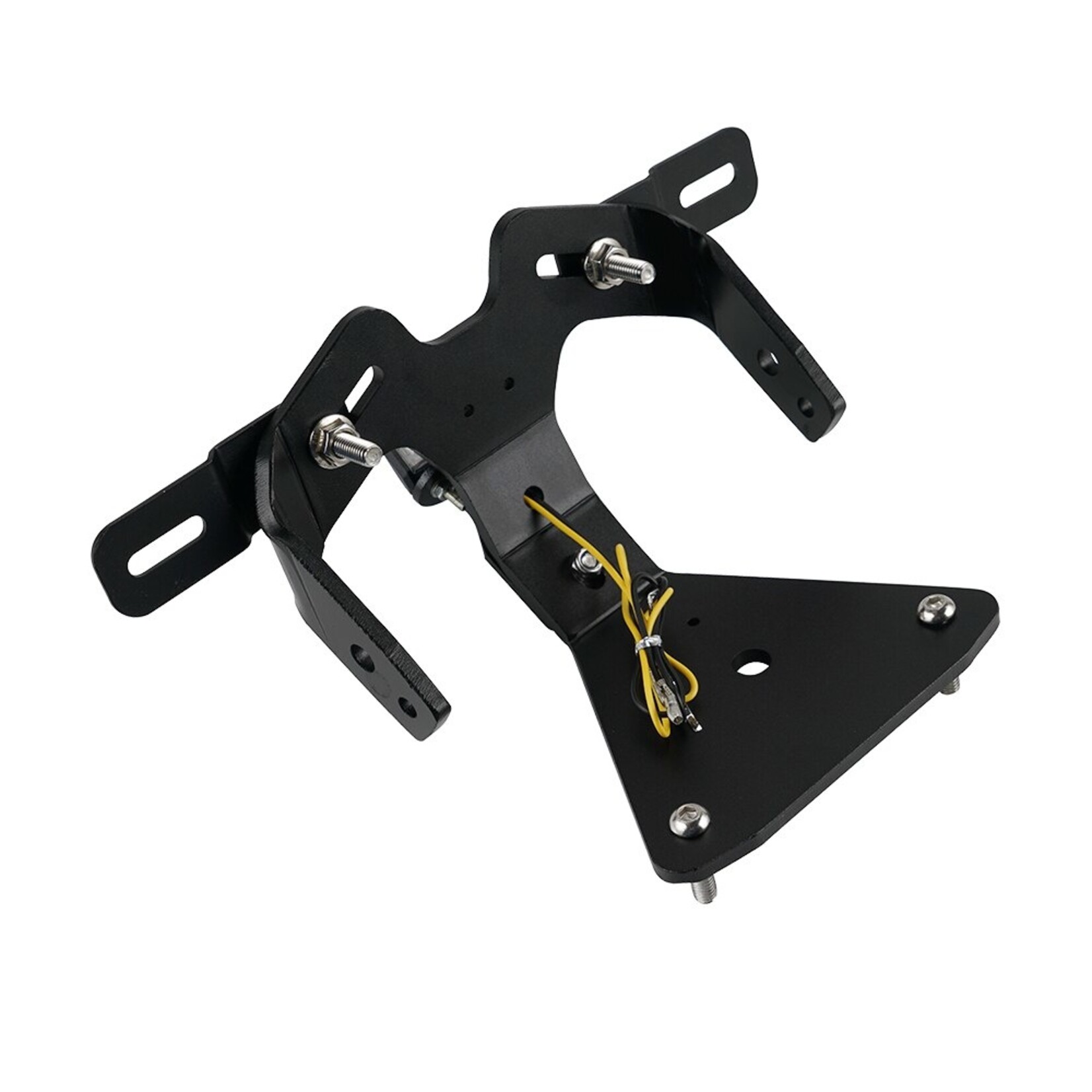 Highsider HIGHSIDER License plate holder APRILA RS4 125, Tuono V4 from year 11 up, RSV 4 Factory, Stix Bundle schwarz