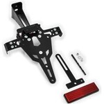 Highsider HIGHSIDER License plate holder DUCATI 848/ 1098/1198, Crumb Bundle schwarz