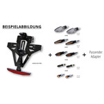 Highsider HIGHSIDER License plate holder KAWASAKI Z 900 from year 17, Stix Bundle A schwarz