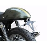 Highsider HIGHSIDER License plate holder TRIUMPH Thruxton 900, Bonneville, Scrambler, Spark Bundle schwarz