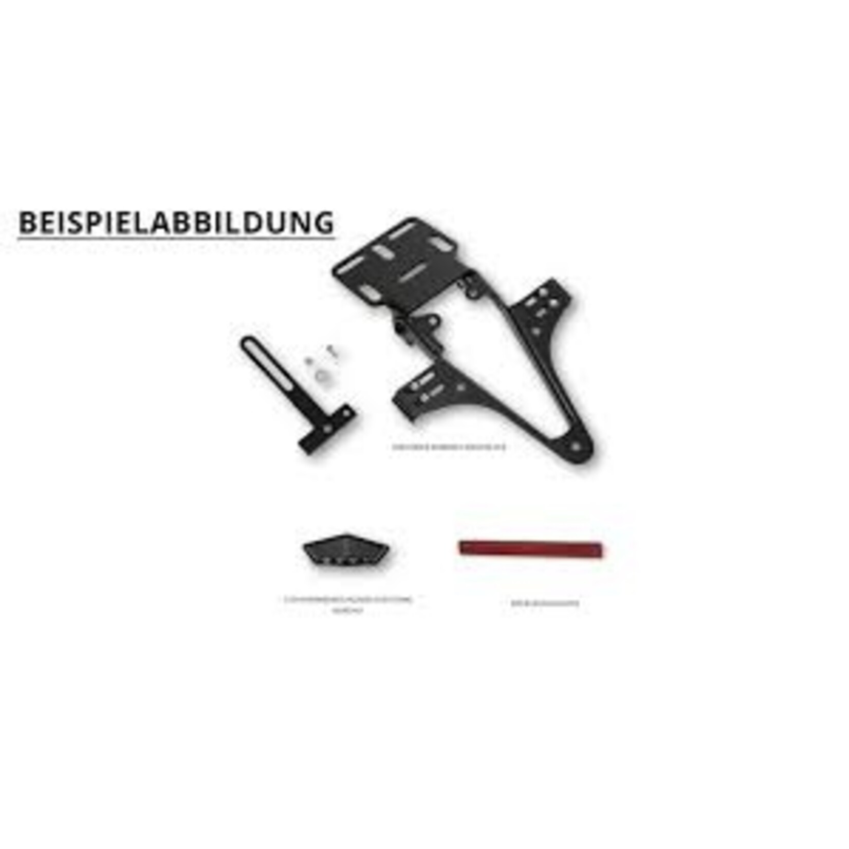Highsider HIGHSIDER License plate holder KTM 690 SMC, 19- (WITHOUT indicator holder), Como Bundle schwarz