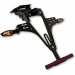 Highsider HIGHSIDER License plate holder MV AUGUSTA Brutale 675/800/RR, 12-16, Spark Bundle schwarz