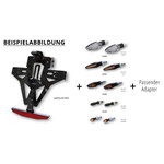 Highsider HIGHSIDER license plate holder Ducati 899, 959, 1199, 1299 Panigale -17, black, Crumb Bundle schwarz