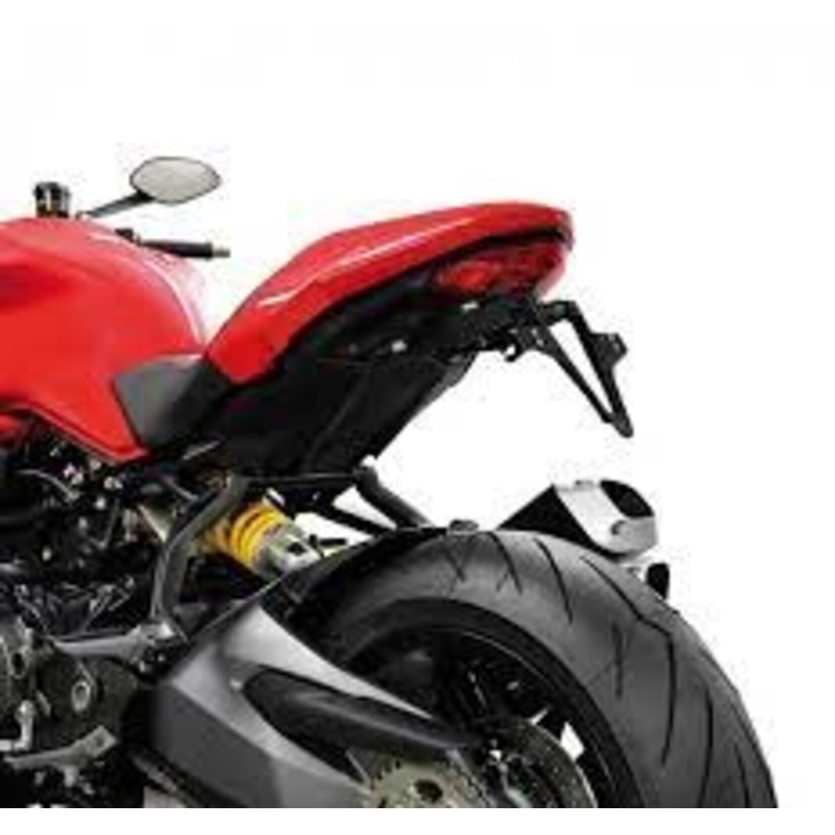 Highsider HIGHSIDER License plate holder DUCATI Monster 1200 17- / 821 18-, Spark Bundle schwarz