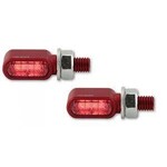 Highsider HIGHSIDER CNC LED tail-, brake light, turn signal LITTLE BRONX, red, tinted, E-approved, pair rot