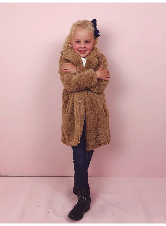 Teddy Coat Kids - Camel