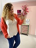 Nora Knitted Vest - Coral