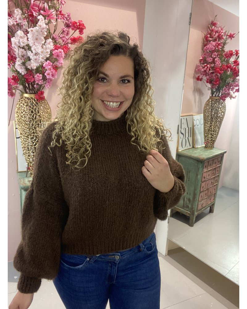 Liva Oversized Sweater - Brown
