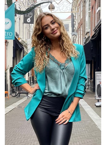 Musthave Color Blazer - Turquoise