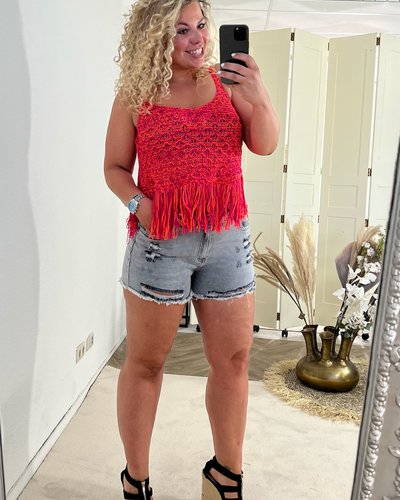 Stretch Denim Short - Black - Lots of 