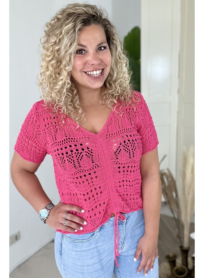 Crochet Top - Fuchsia