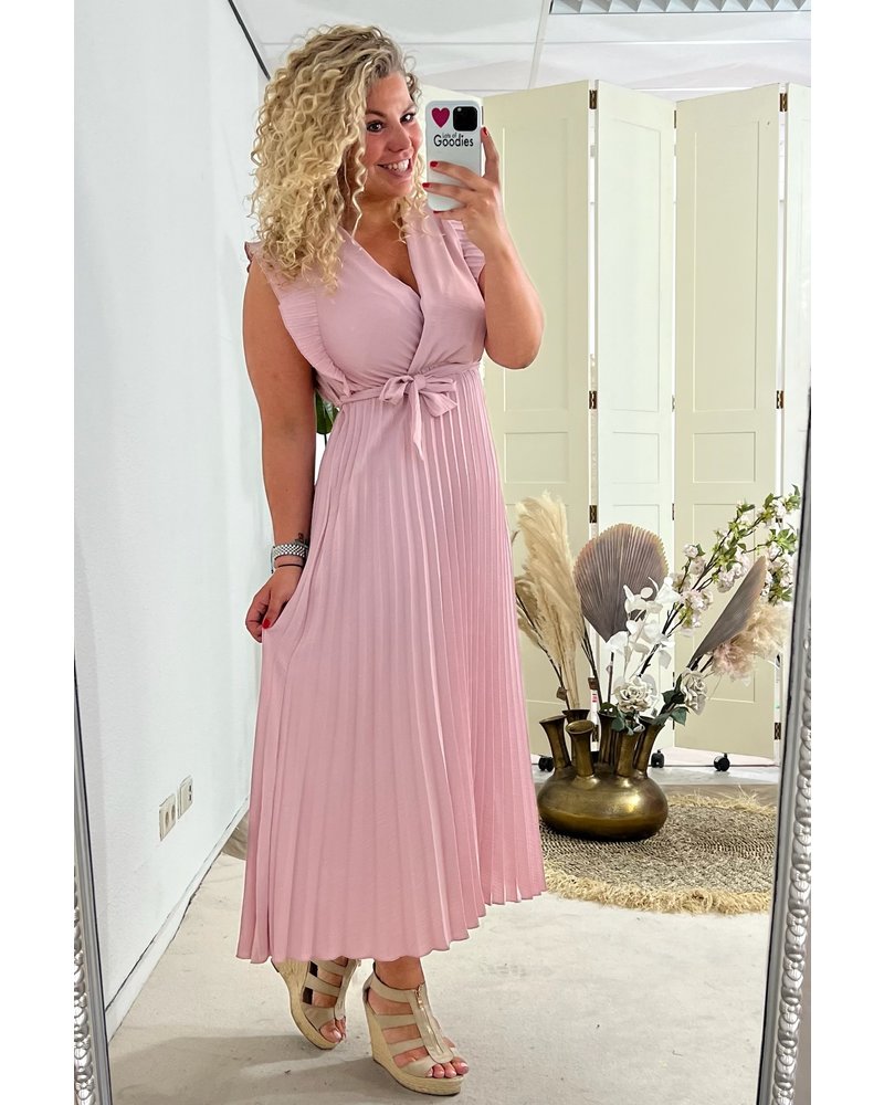 Perfect Plisse Dress - Pink