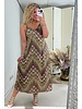 Musthave Zigzag Dress -  Armygreen
