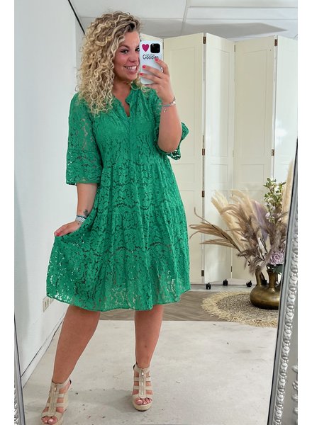 Musthave Lace Dress - Green