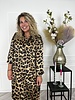 Silk Animal Button Tunic - Leopard