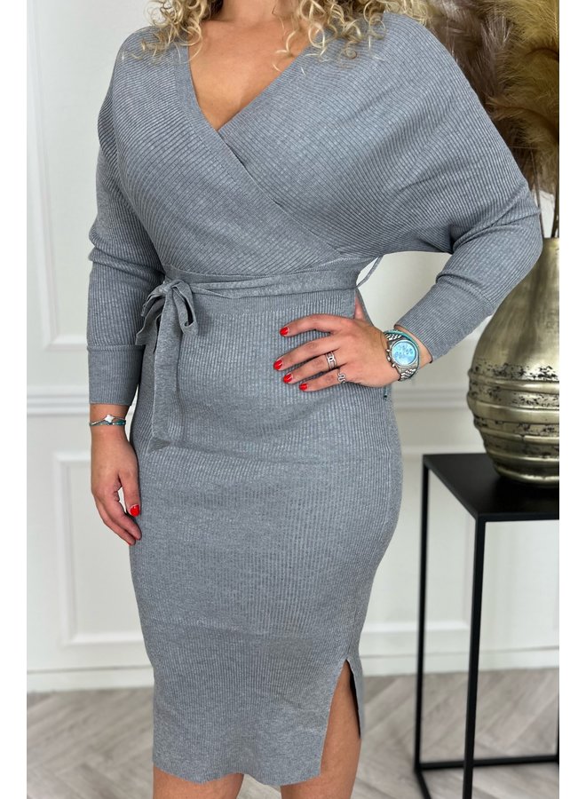 Long Jessie Dress - Grey