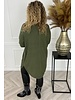 Pocket Sweater Dress - Army Green