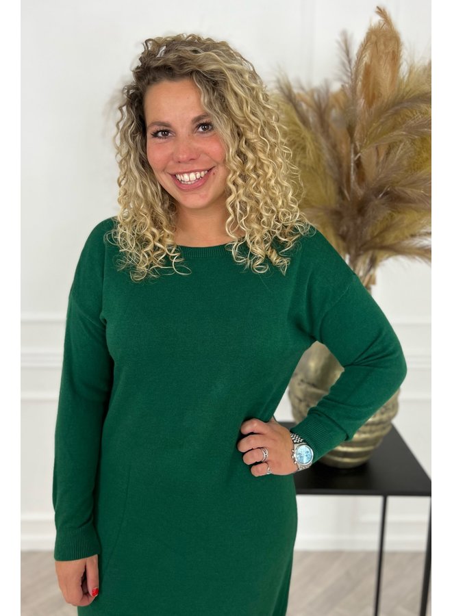 Favorite Sweater Dress - Bottle Green