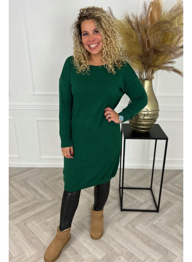 Favorite Sweater Dress - Bottle Green