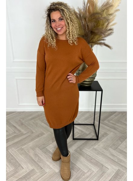 Favorite Sweater Dress - Rusty