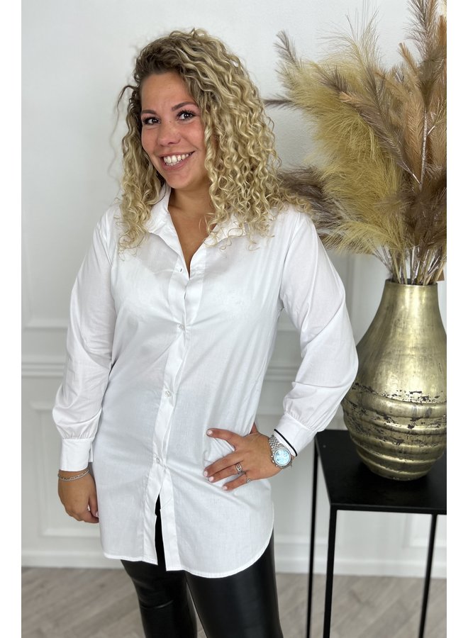 Perfect Basic Blouse - White