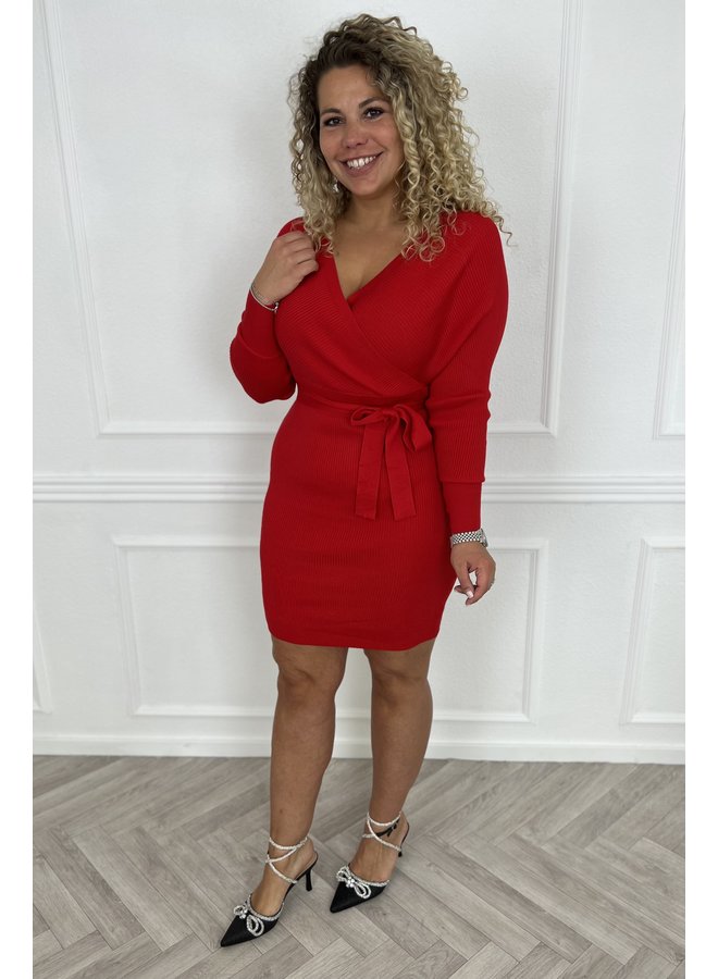 Short Jessie Dress - Red