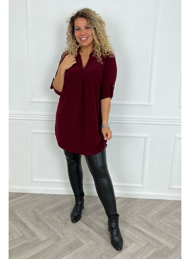 Perfect Basic Tunic - Bordeaux