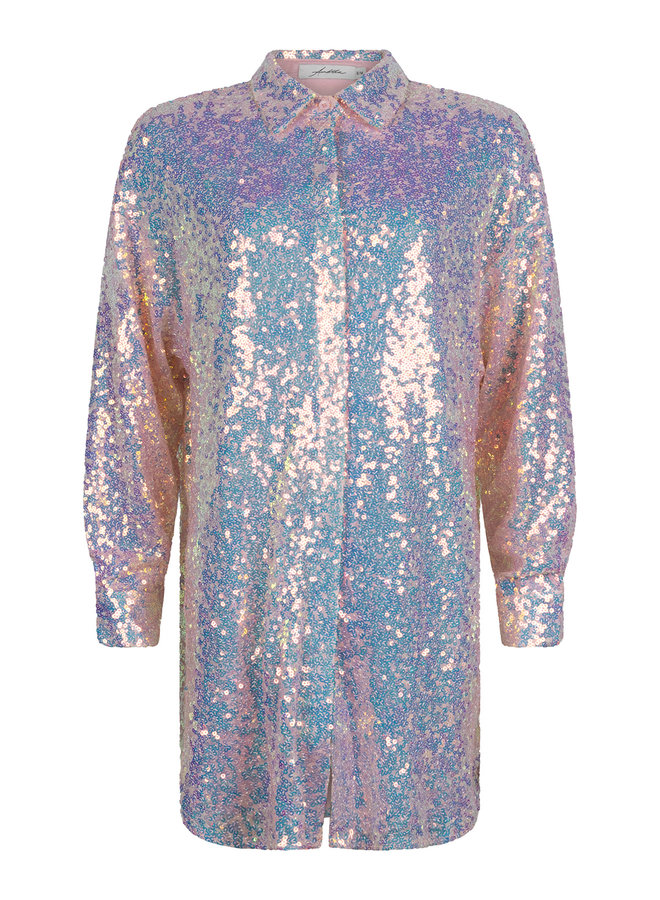 Sequin Blouse - Light Pink