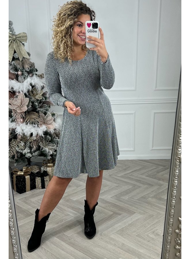 Perfect A Line Dress - Silver