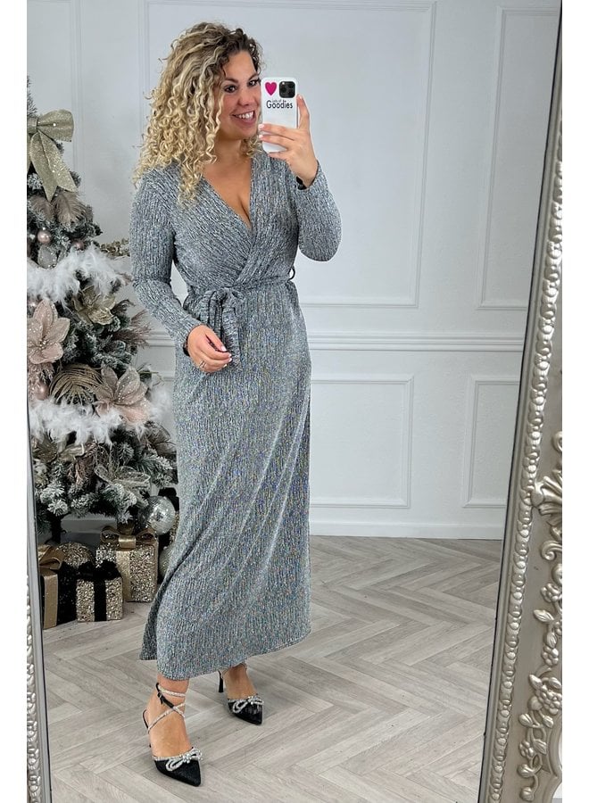 Maxi Sparkle Dress - Silver