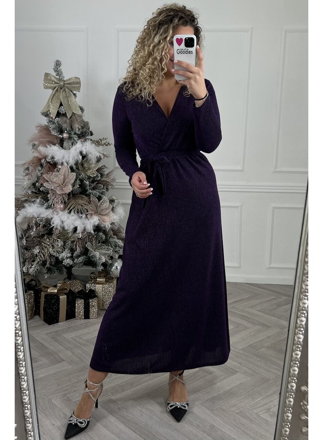 Maxi Sparkle Dress - Purple