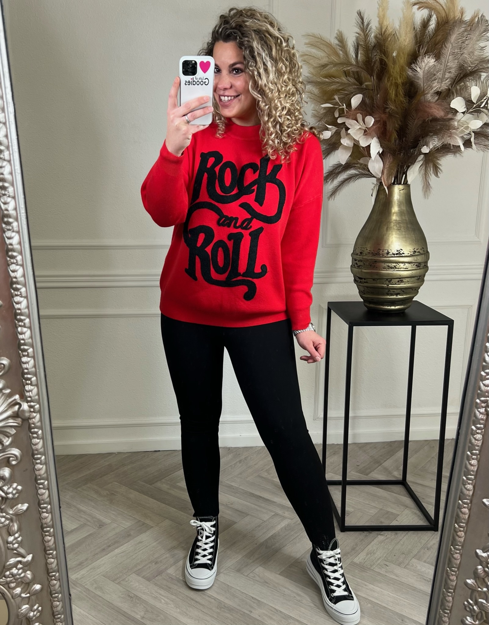 Rock u0026 Roll Sweater - Red/Black - Lots of Goodies