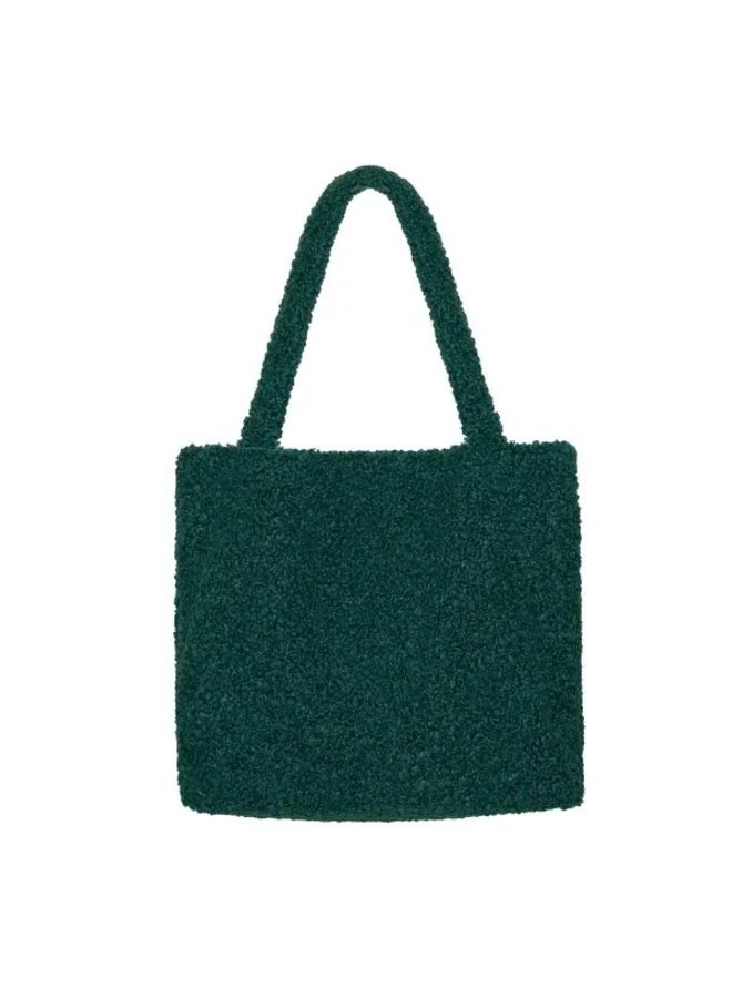 Teddy Tote Bag - Bottle Green