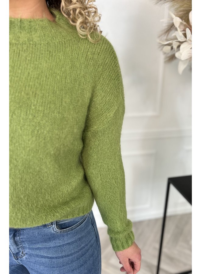 Musthave Knitted Sweater - Light Green