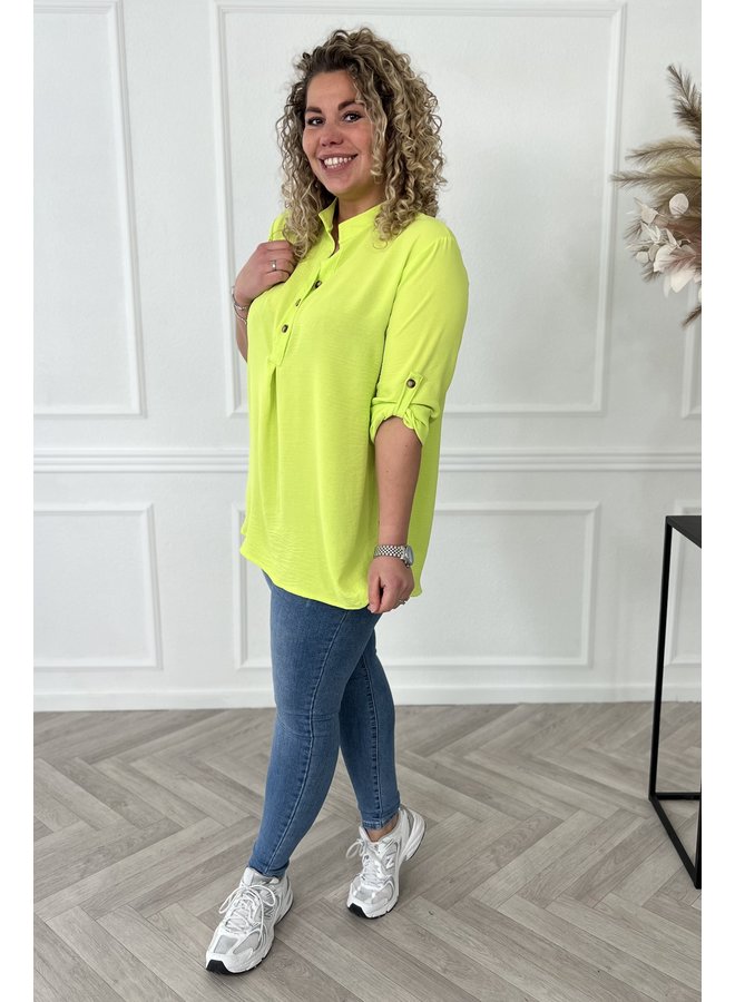 Favorite Button Tunic - Lime