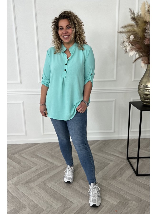 Favorite Button Tunic - Mint