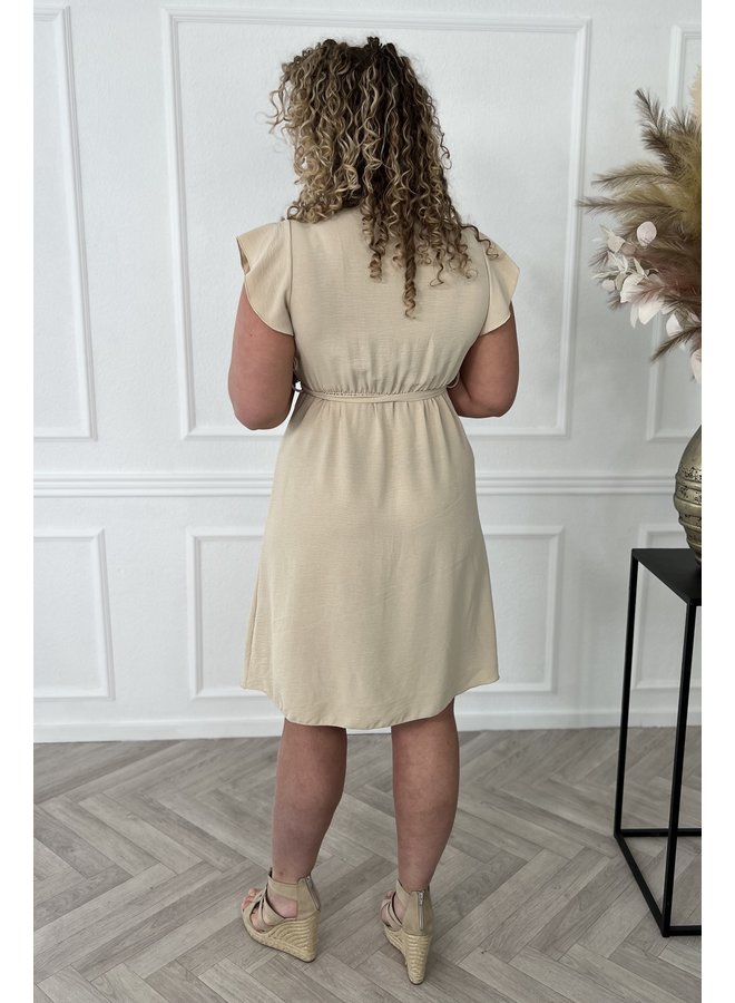 Bonaire Short Dress - Beige