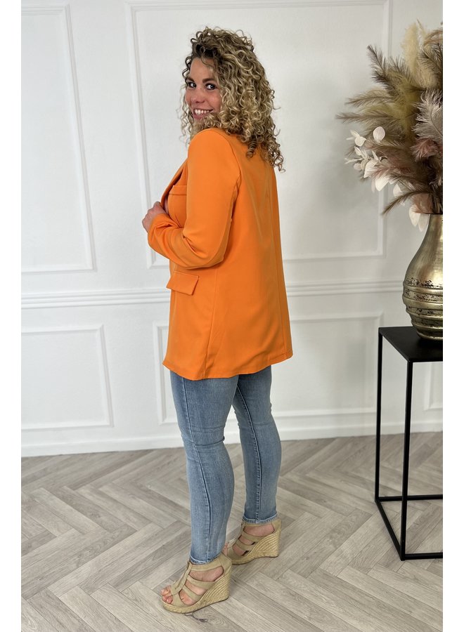 Perfect Curvy Blazer - Orange