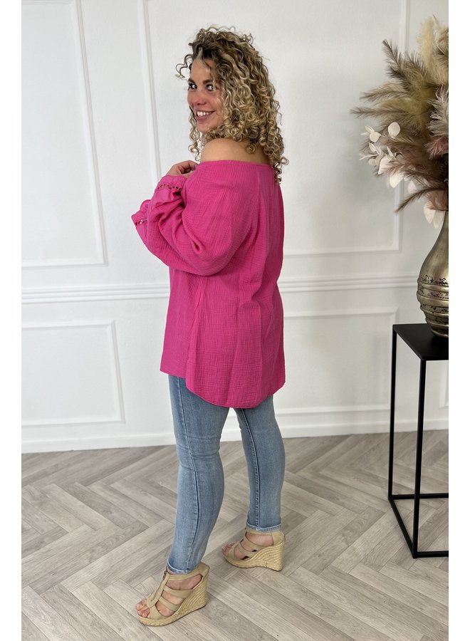 Cotton Tunic - Fuchsia